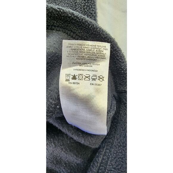 Columbia Sweater Womens Small Black Fleece Pullover 1/4 Snap Mock Neck Jacket - Picture 10 of 10